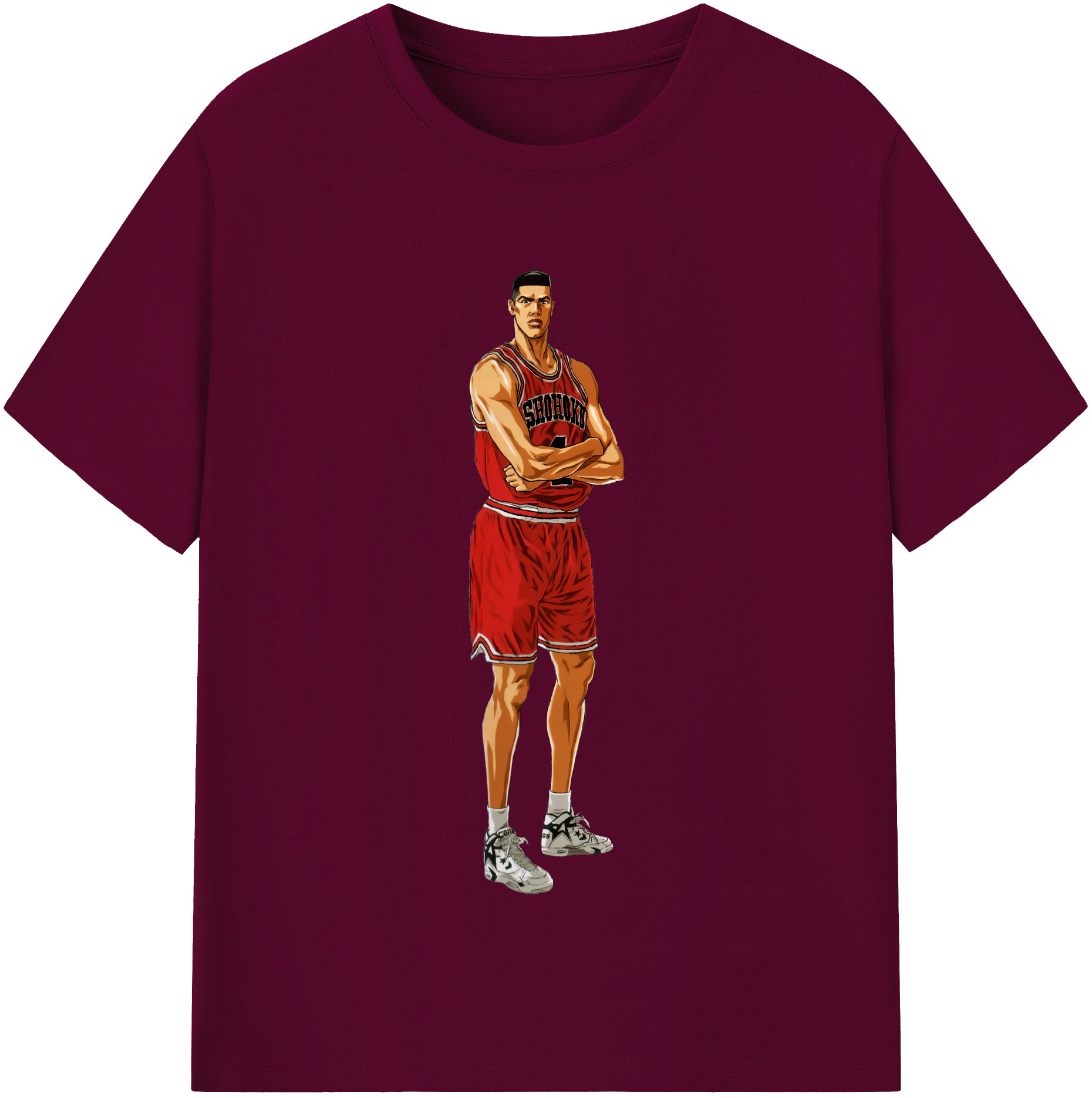 （画像用） SLAM DUNK／スラムダンク レディースカジュアルプリントTシャツ（綿100％）